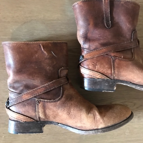 Frye Lindsay plate short boots - Picture 6 of 8